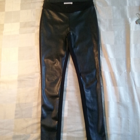 mack + liam faux leather front leggings size xs - Picture 1 of 5